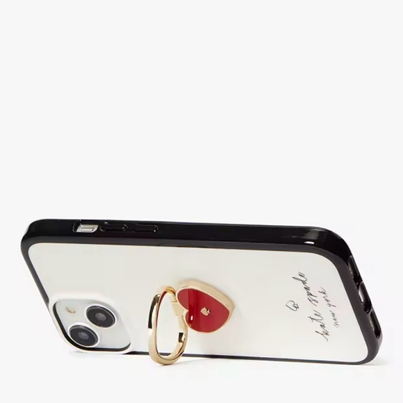 Kate Spade Heart Stability Ring & Phone Case for iPhone 14 PRO - Picture 3 of 3